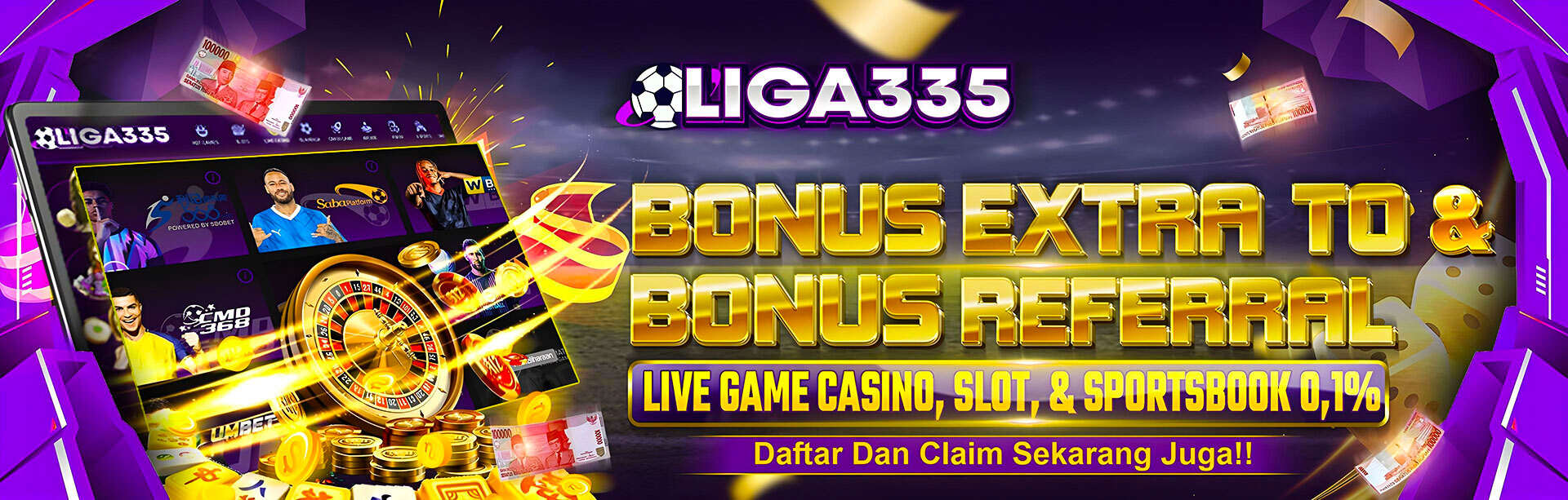 XTRA TO & REFFERAL BONUS LIGA335