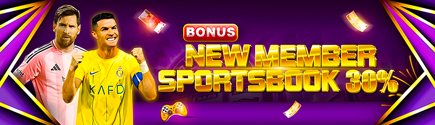 BONUS NEW MEMBER SPORTSBOOK 30%